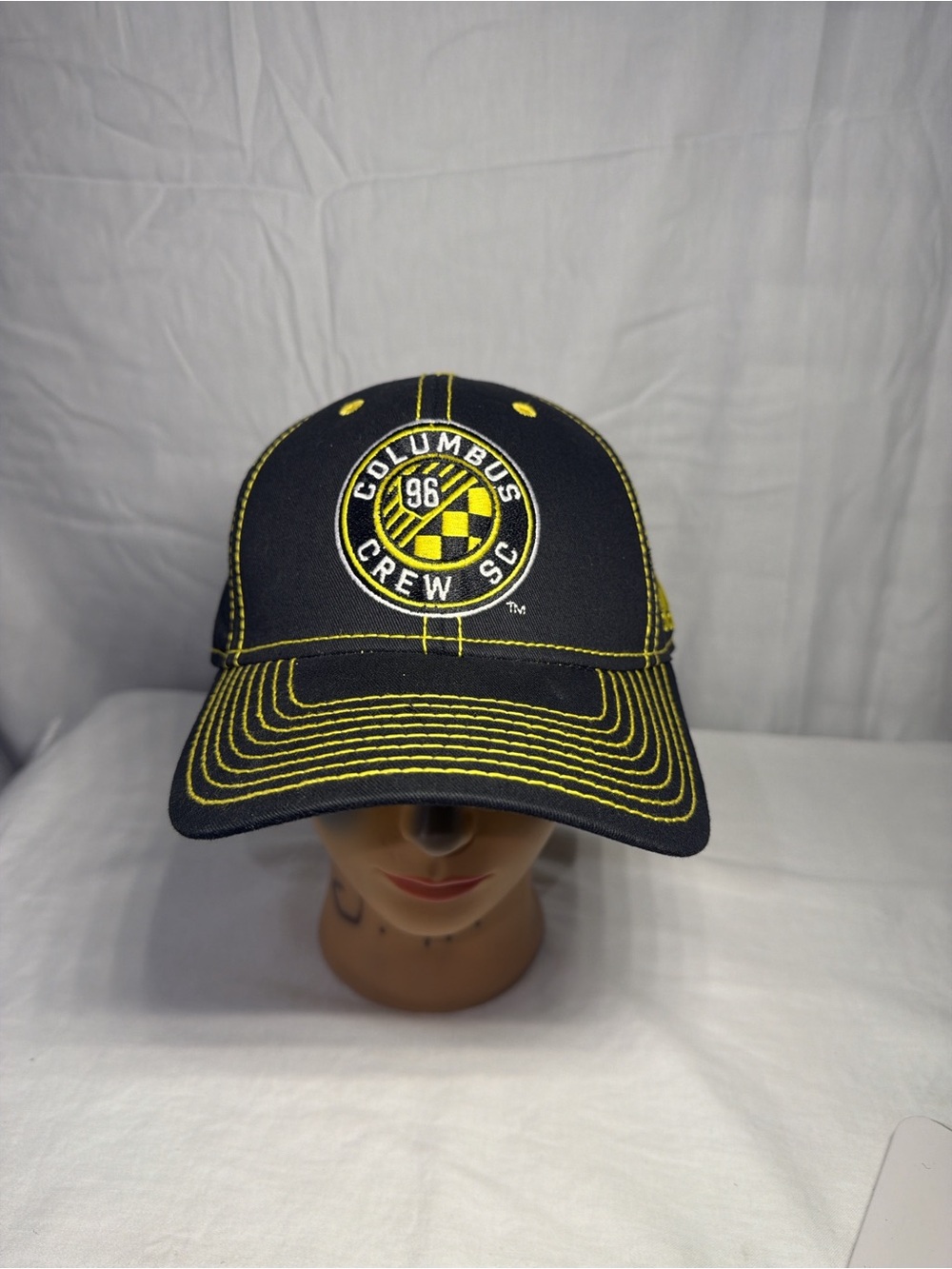 adidas Black and Yellow Columbus Crew SC Cap